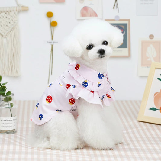 Pet Clothes Puppy Clothes Thin Pet Clothes Teddy Dog Cat Clothes Spring