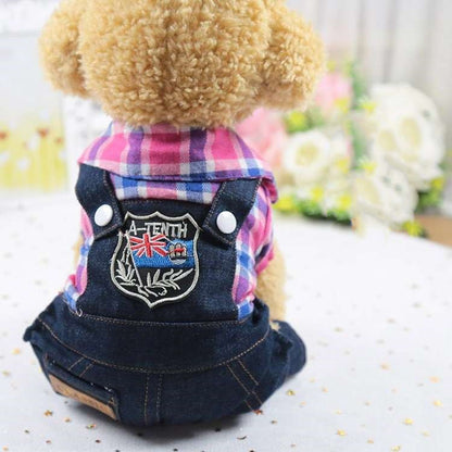 Pet dog clothes four-legged clothes