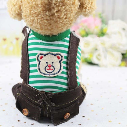 Pet dog clothes four-legged clothes