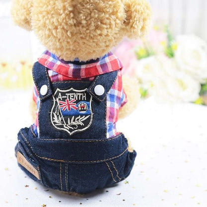 Pet dog clothes four-legged clothes