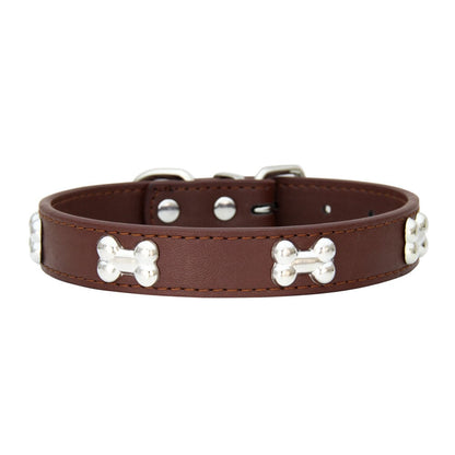 New Product Pet Supplies Collar PU Leather Dog Leash Accessories