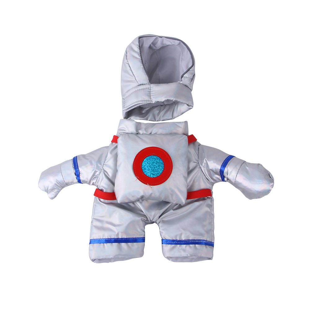 Pet Turned Dog Funny Dress Up Space Suit Stand Halloween Pet Dress Clothes