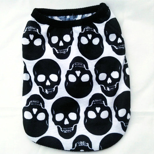 Pet Clothes Skull Halloween Supplies